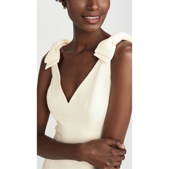 Zimmermann Espionage Sleeveless Bow Dress in Pearl - Picture 4 of 10